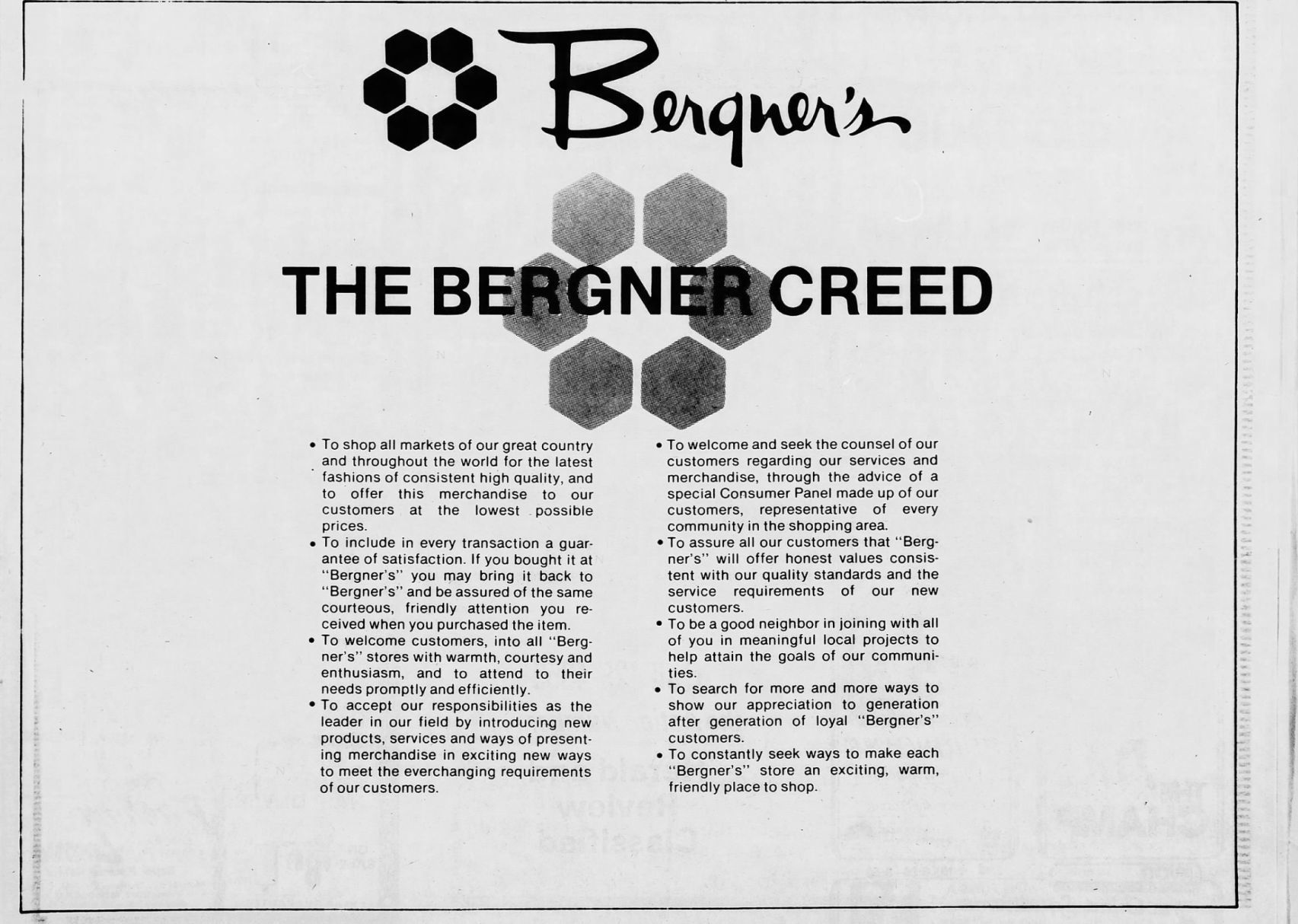 The Bergner Creed